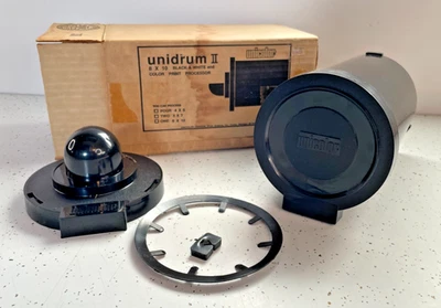 Processador de impressão colorido Unicolor Unidrum II 8x10" preto branco vintage na caixa - Imagem 1 de 3