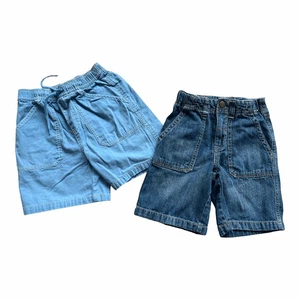 Boys Gymboree Chino and Denim Jean Shorts Lot - Sz 5 - Picture 1 of 1
