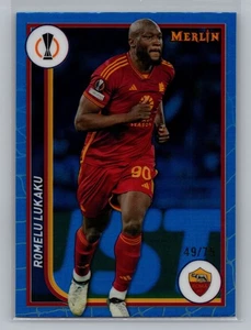 2023-24 Merlín UEFA Clubes Competiciones Romelu Lukaku Roma Azul /75 #16 9407 - Imagen 1 de 2