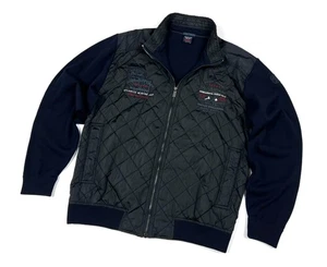 Auth Men's PAUL&SHARK Cool-Touch Blue Full Zip Wool/Nylon Casual Jacket - L/XL - Picture 1 of 19