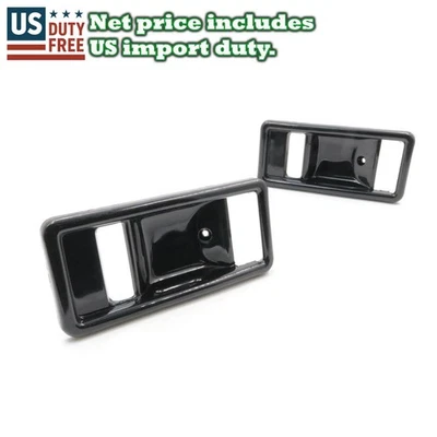 Liftback Model Door Bezel Black Pair For 79-87 Toyota Corolla E70 KE70 KE75 TE71 - Image 1 of 4
