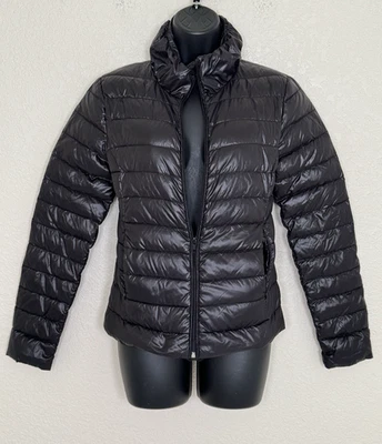 Chaqueta Abrigo RUDSAK Semi Brillante Puffer Negra Aislada Ligera Exterior XS Foto 1 de 4