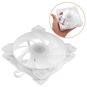 Leiser LED-Computergehäuselüfter, hocheffizienter Lüfter für Desktop-PC, - Afbeelding 1 van 12
