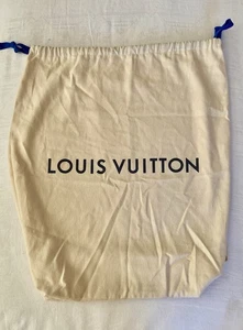 Authentischer Louis Vuitton Staubbeutel neuester Stil Kordelzug XL 18”x20” - Bild 1 von 3