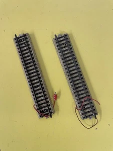 5111 Märklin Anschluss-Gleis gerade Länge 1/1 = 180 mm mit 2 Anschlusskabel (2) - Bild 1 von 2