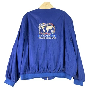 Weatherproof Subaru Sarazen World Open Jacket Mens XXL Vintage Golf Windbreaker - Picture 1 of 13