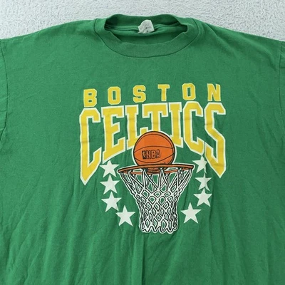 Camiseta De Colección Boston Celtics Para Hombre Grande Verde NBA Baloncesto Hecha en EE. UU. Años 90 Foto 1 de 4