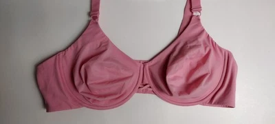 Avenue Body 48C PINK Solid  Back Smoother Unlined Bra  Underwire 2 PLY CUPS  - Image 1 of 4