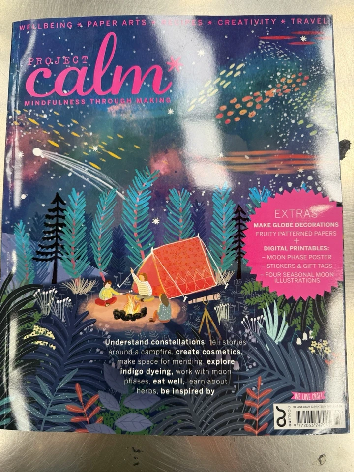 We Love Craft Magazine #40 Project Calm #12 2018 Intuitive Eating DIY Journals