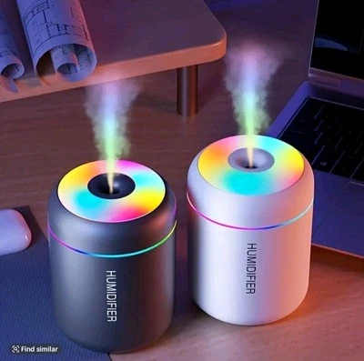 Aouromatherap Diffuser and Humidifier USB Powered Coldmist LED aRGB Night Light - Image 1 of 4