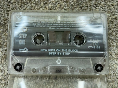 New Kids On The Block Cassette Tape Step By Step 1990 VINTAGE - NO INSERT - Image 1 of 2