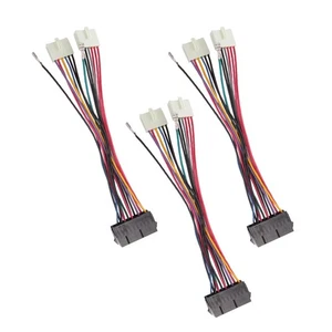 20 pines ATX a 2 puertos 6 pines -fuente de alimentación-convertidor-cable de alimentación 20 polos2167 - Imagen 1 de 4