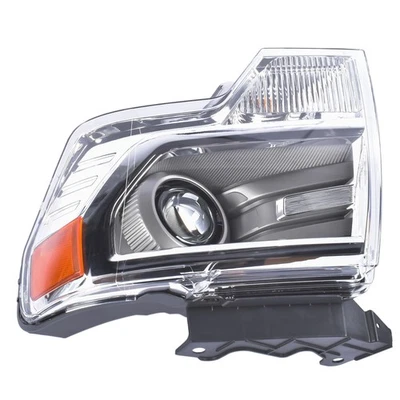 Left Side HID/Xenon Chrome Projector Headlight Replacement for 13-14 Ford F-150 - Image 1 of 4