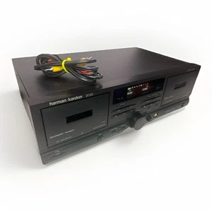 Harman Kardon DC520 Dual Cassette Deck Tape Player w Auto Reverse - Parts/Repair - Bild 1 von 7