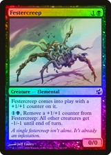 Festercreep FOIL Morningtide NM Black Common MAGIC THE GATHERING CARD ABUGames