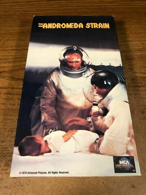The Andromeda Strain VHS VCR Video Tape Used Movie James Olson David Wayne - Image 1 of 4