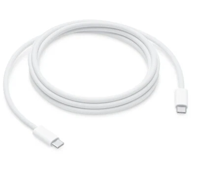 Genuine 100% Original Apple Braided Charge Cable 1m White - Image 1 of 4