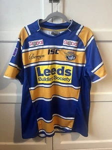 Leeds Rhinos Rugby Super League Home Shirt 2014 - ISC 2XL Jersey Top XXL - Picture 1 of 2