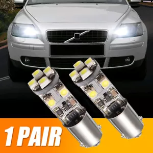 2Pcs BA9S H6W 6000K No Error Super White LED Parking Light Bulbs Accessories 12V - Picture 1 of 11