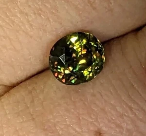 NATURAL AFGHANISTAN CHROME GREEN SPHENE/TITANITE 2.75ct OVAL CUT IF AAA - Picture 1 of 24