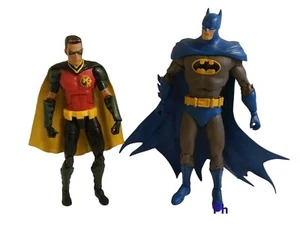 Multiverse Robin And DC Batman McFarlane Action Figures EUC - Picture 1 of 13