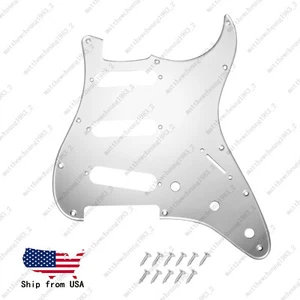 SSS Style 11 Loch Chrom Spiegel Schlagbrett Pickups für USA MIM Standard Fender ST - Bild 1 von 3