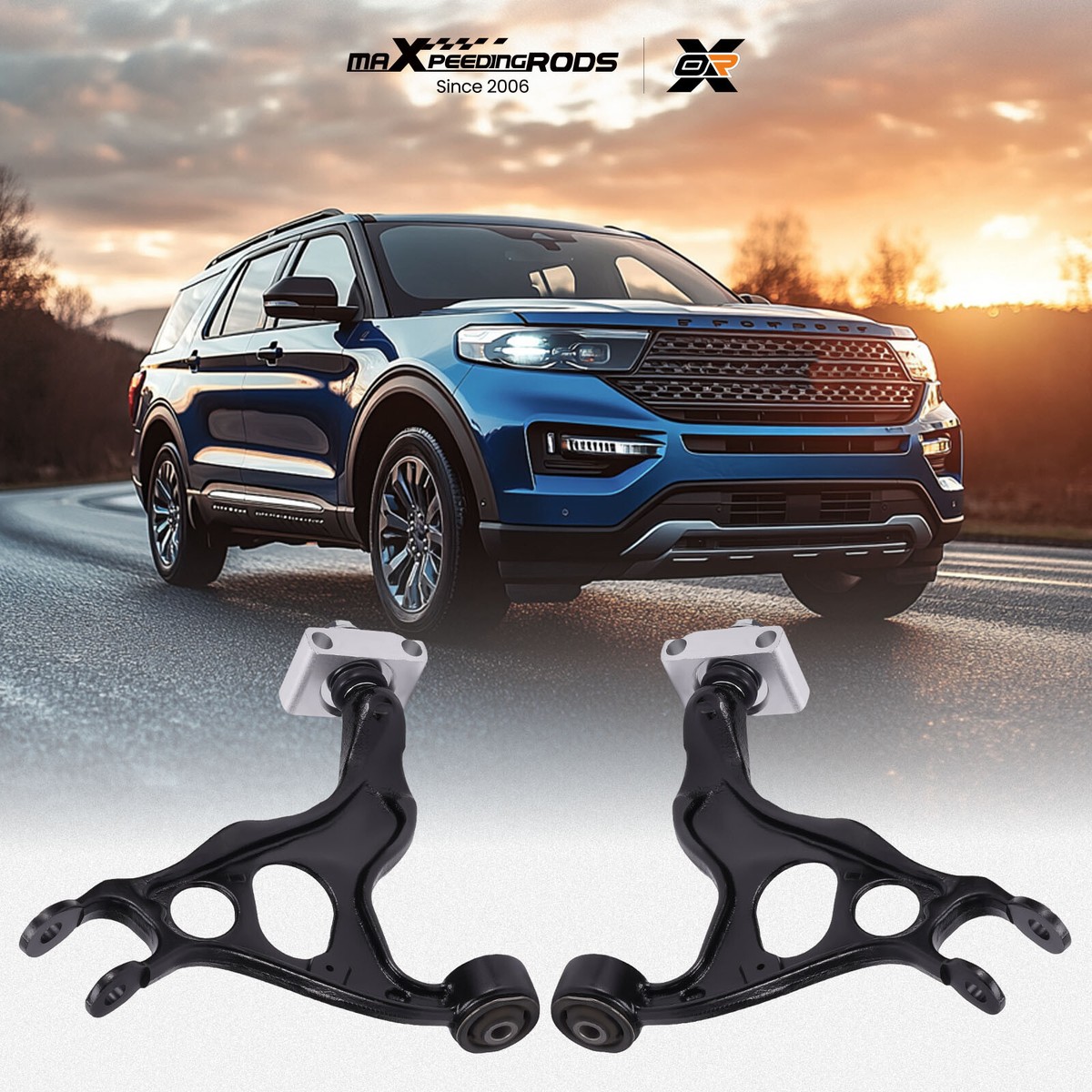 Rear Lower Control Arm Bushing A-Premium Rear Suspension Pair For Ford ...