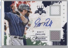 2016 Panini Diamond Kings Signatures Silver /199 Brett Phillips #DKS-BR Auto