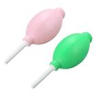 2Pcs Dust Ball Air Blower Rubber Blowing Pump Cleaning Tool 2 Colors Green Pink