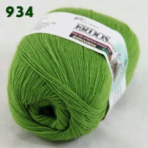 Sale 1ballx50g LACE Crochet Acrylic Wool Cashmere hand knitting Yarn Neon green - Picture 1 of 24