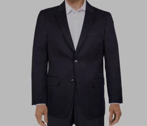$199 Izod Men's Blue Classic-Fit Sport Coat Suit Jacket Size 40S - Picture 1 of 3