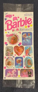 Barbie Raro Foglio di 10 Adesivi Mello Smello Romance - Nuovo con scatola - Foto 1 di 2