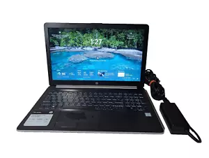 15.6" HP Laptop 15-DA i5-8250U 8GB 256GB SSD Win 11 Backlit KB Numpad Good Batt - Picture 1 of 20