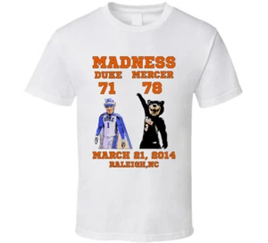 Mercer Bears Beats Duke Basketball T Shirt - Cinderella NCAA March Madness - Picture 1 of 2