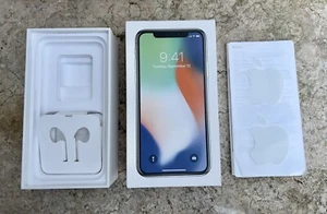 Apple iPhone XS 64GB A2097 Silver MQA62X/A Box Only Model A1865 - Zdjęcie 1 z 2