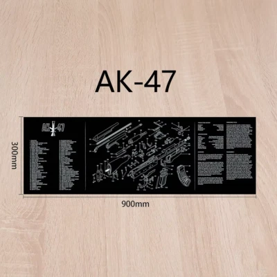 Extended Large For AK-47 Gun Cleaning Gaming Mouse Pad Computer Keyboard Mat XL - Image 1 of 4