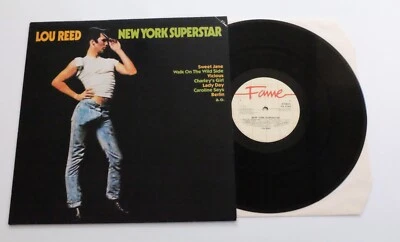 LOU REED - NEW YORK SUPERSTAR LP N MINT VINYL Rare 1978 Best Of Album - Image 1 of 4