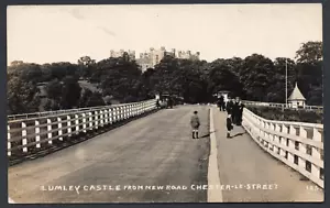 Postkarte Chester Le Street County Durham das Lumley Castle von New Road RP - Bild 1 von 2