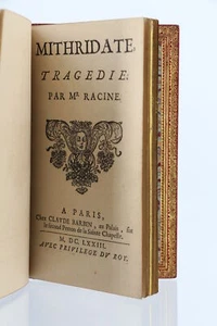 RACINE Mithridate Tragédie EDITION ORIGINALE Relié 1673 - Picture 1 of 1