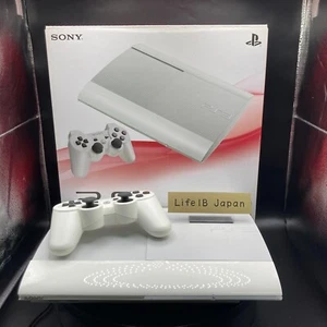 SONY PS3 PlayStation 3 250GB Classic White CECH-4000B Console System with Box - Picture 1 of 24