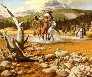 Frank McCarthy FIRST SHOT WAS HIS LAST Old West Art Bookplate Print 40 - Picture 1 of 3
