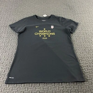 USA Fußball Shirt Damen Large schwarz Nike Kurzarm Rundhals Dri-Fit Futbol - Bild 1 von 10