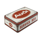 Audi Vorratsdose Keksdose Service Box Metall Motiv Audi Oval Nostalgic-Art