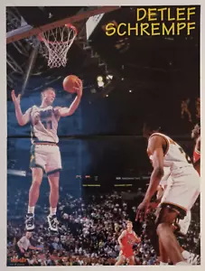 Póster Detlef Schrempf/Jean-Claude van Damme Disney Limit 1996 RARO 35x26 cm - Imagen 1 de 2