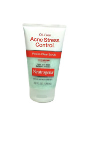 Neutrogena Oil-Free Acne Stress Control Power-Clear Scrub 4.2fl.oz 125 ml New