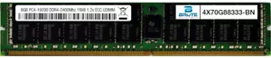 4X70G88333 - Lenovo Compatible 8GB PC4-19200 DDR4-2400Mhz 1RX8 1.2v ECC UDIMM - Picture 1 of 3