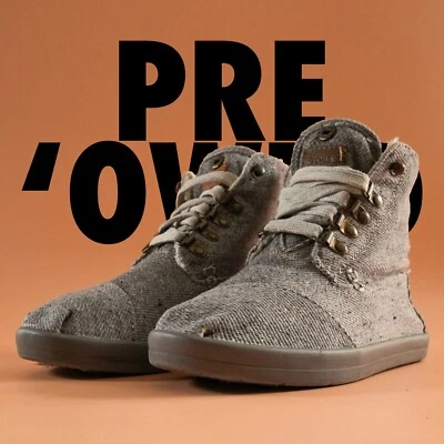 Zapatos con cordones Toms Highland Botas forrados de lana gris chukka para mujer talla US 6,5 Foto 1 de 4