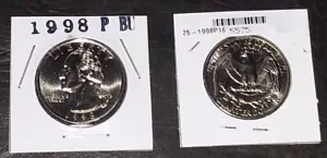 1998-P Uncirculated Washington Quarter From Roll - 1 Coin From The Roll💥💥💥💥 - Picture 1 of 2