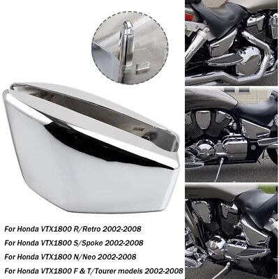Cubierta lateral de batería ABS para Honda VTX1800R VTX1800S VTX1800N VTX1800F/T 2002-2008 Foto 1 de 4
