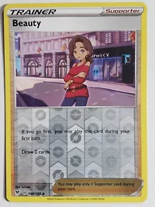 REVERSE HOLO Beauty 148/185 PL / LP B1G1F Vivid Voltage Pokemon Card - kirisAki - Picture 1 of 3